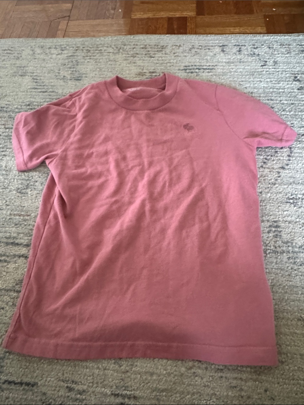 abercrombie kids boys Short Sleeve Tee in Dusty Rose Pink